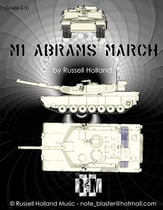 M1 Abrams March Concert Band sheet music cover